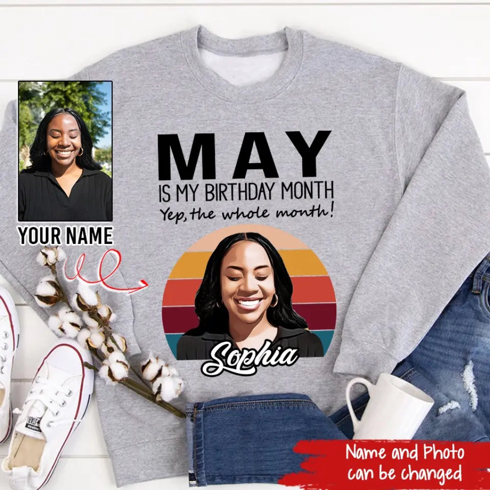 May Birthday Shirt, Custom Birthday Shirt, Queens Born In May, May Birthday Gifts, May Shirts For Woman