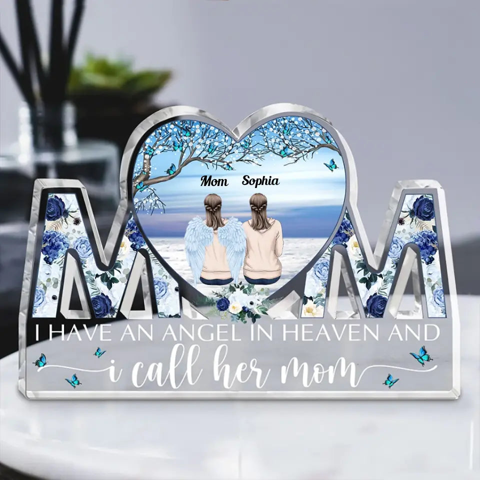 Gifts For Mothers Day, Custom Shape Acrylic Plaque, In Memory Gift, In Loving Memory Gifts