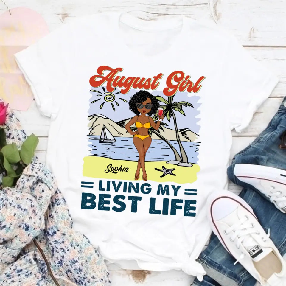 August Birthday Shirt, Custom Birthday Shirt, Queens are Born In August, August Birthday Shirts For Woman, August Birthday Gifts