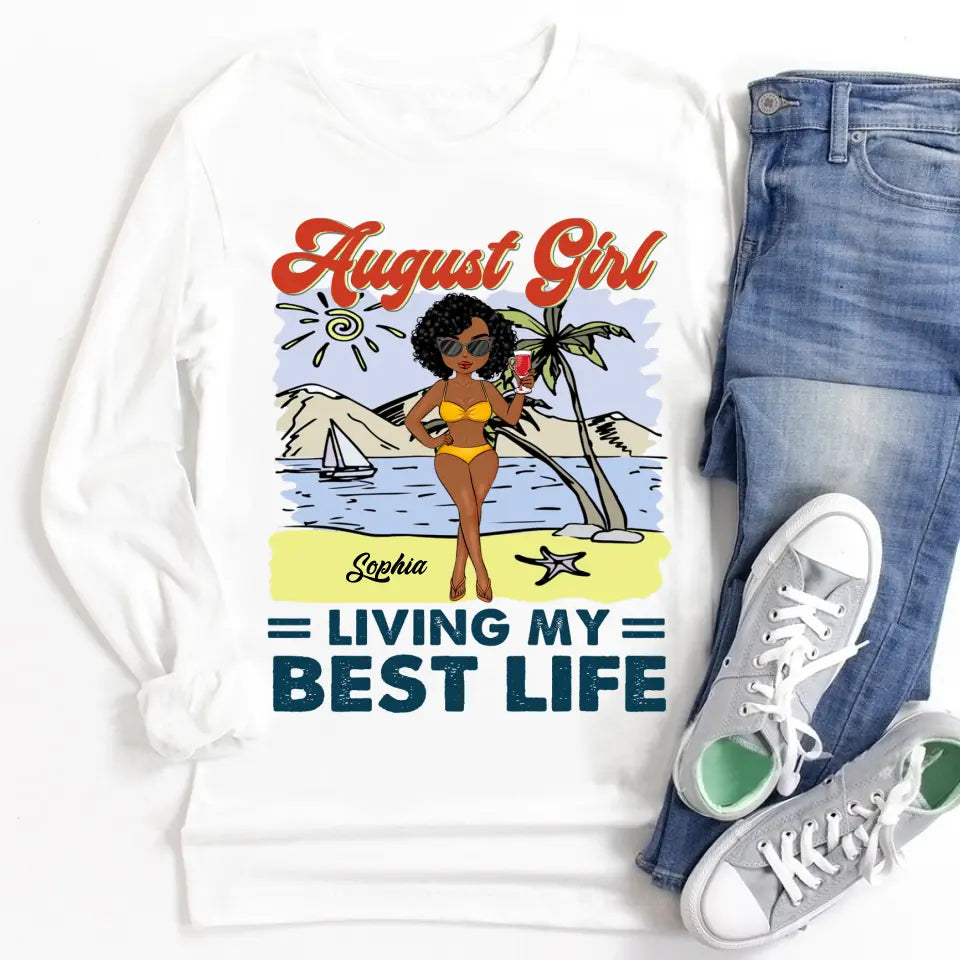 August Birthday Shirt, Custom Birthday Shirt, Queens are Born In August, August Birthday Shirts For Woman, August Birthday Gifts