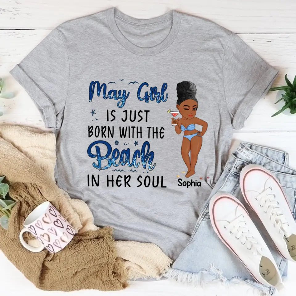May Birthday Shirt, Custom Birthday Shirt, Queens Born In May, May Birthday Gifts, May Shirts For Woman, Beach Lover