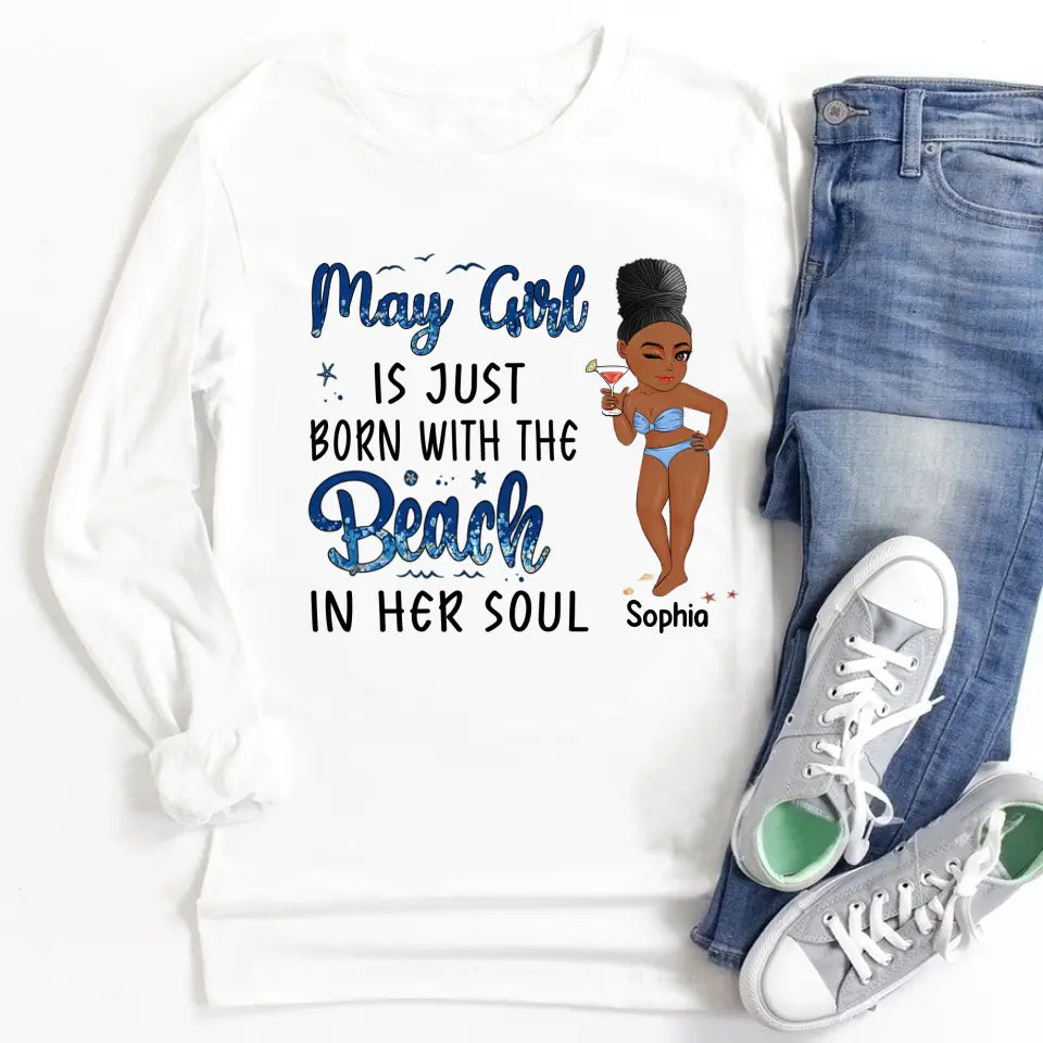 May Birthday Shirt, Custom Birthday Shirt, Queens Born In May, May Birthday Gifts, May Shirts For Woman, Beach Lover