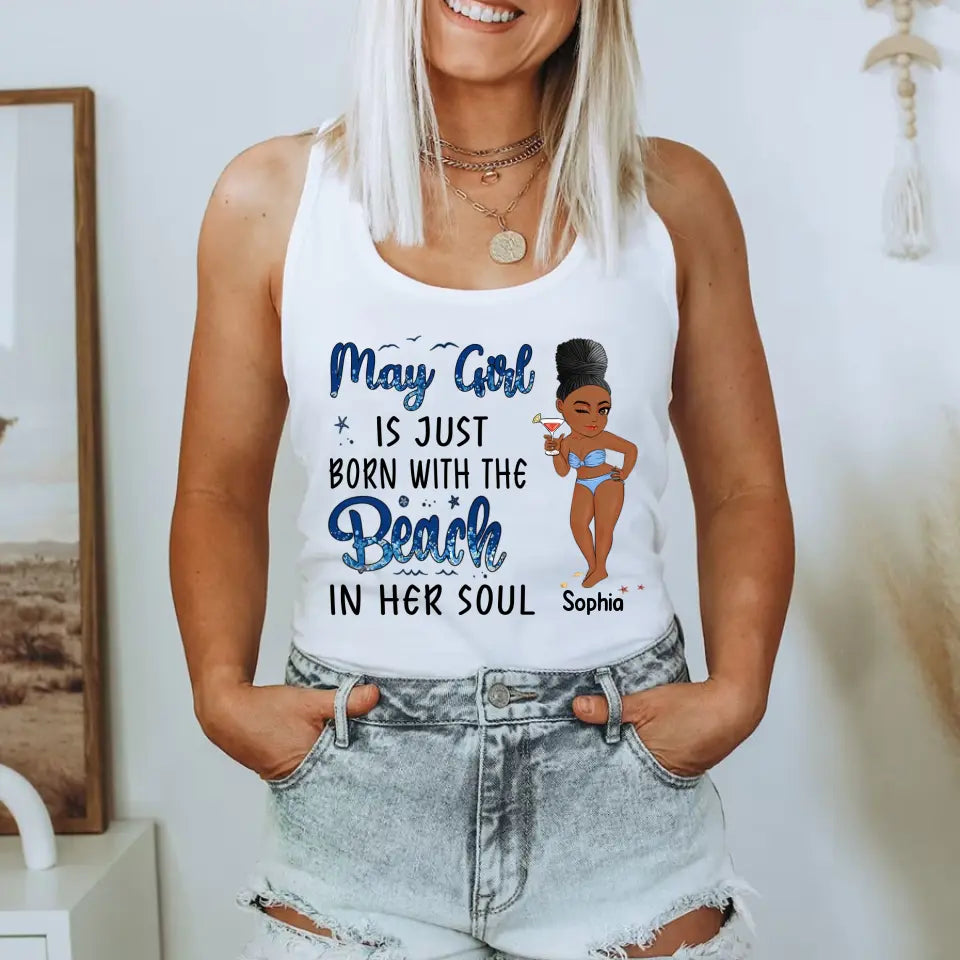 May Birthday Shirt, Custom Birthday Shirt, Queens Born In May, May Birthday Gifts, May Shirts For Woman, Beach Lover