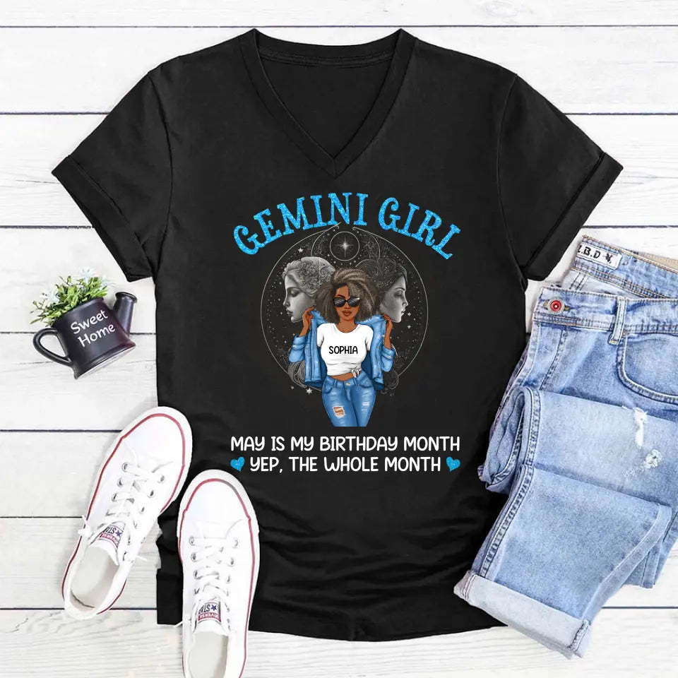 Personalized birthday shirts, Zodiac T shirt, Zodiac Signs shirt, Gemini Birthday T shirt, Custom Birthday Gifts