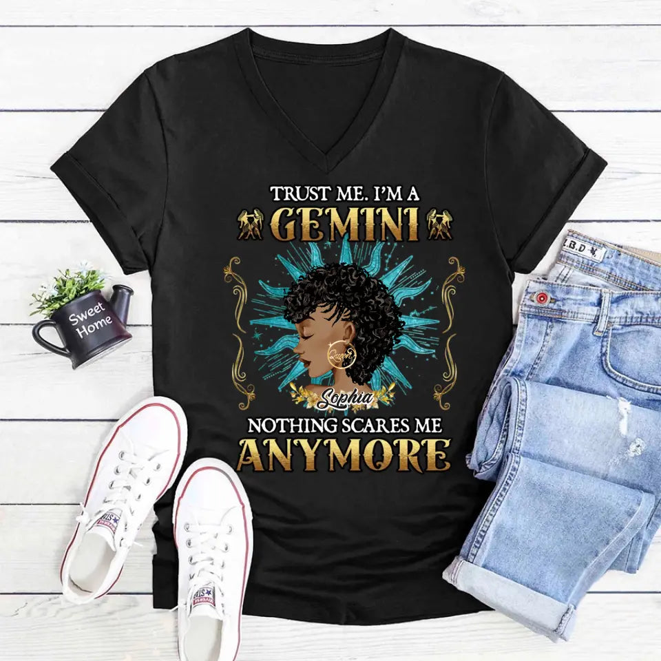 Personalized birthday shirts, Zodiac T shirt, Zodiac Signs shirt, Gemini Birthday T shirt, Custom Birthday Gifts