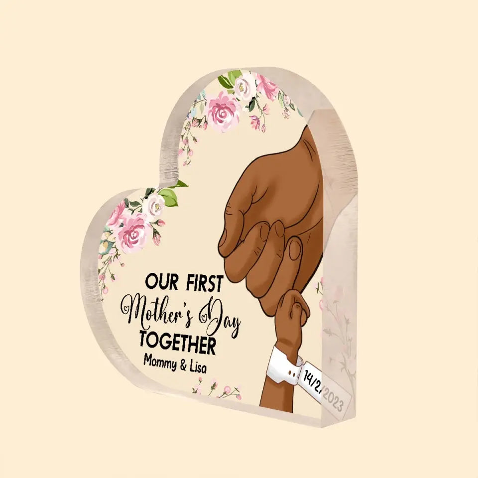 Gifts for first time mothers, Custom Shape Acrylic Plaque, first mothers day gift ideas For Newborn Mom