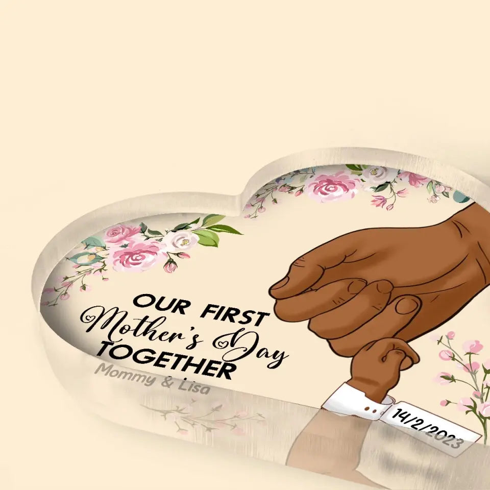 Gifts for first time mothers, Custom Shape Acrylic Plaque, first mothers day gift ideas For Newborn Mom