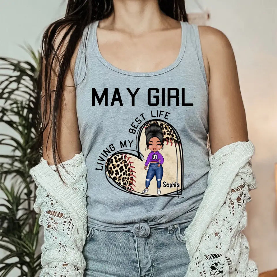 May Birthday Shirt, Custom Birthday Shirt, Queens Born In May, May Birthday Gifts, May Shirts For Woman, Baseball Lover