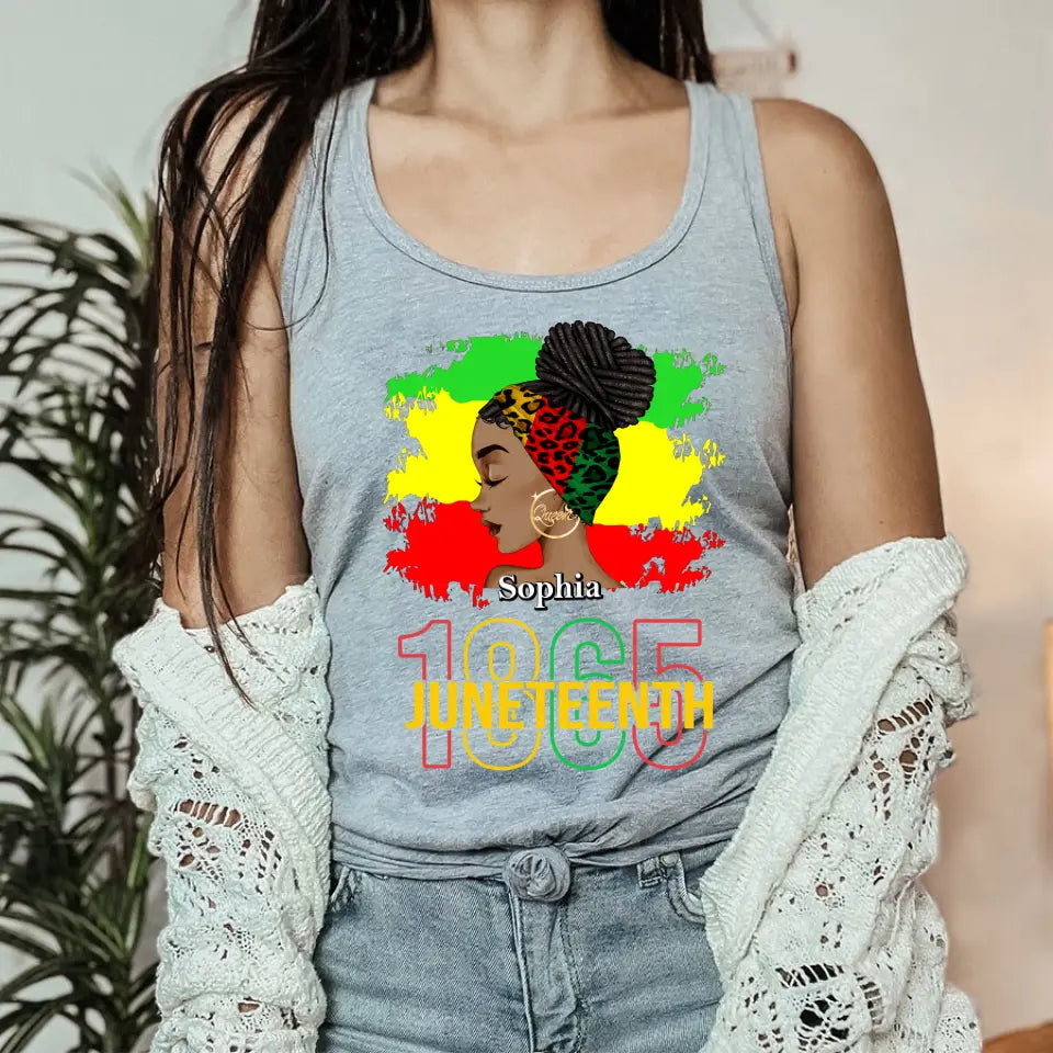 Juneteenth Shirt, Custom Juneteenth Shirt, Juneteenth Is My Independence 1865 Celebrating Freedom Day T-Shirt