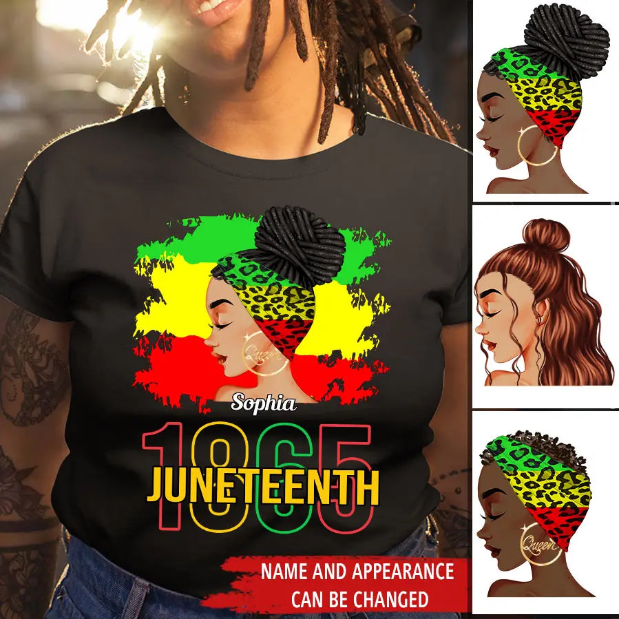 Juneteenth Shirt, Custom Juneteenth Shirt, Juneteenth Is My Independence 1865 Celebrating Freedom Day T-Shirt