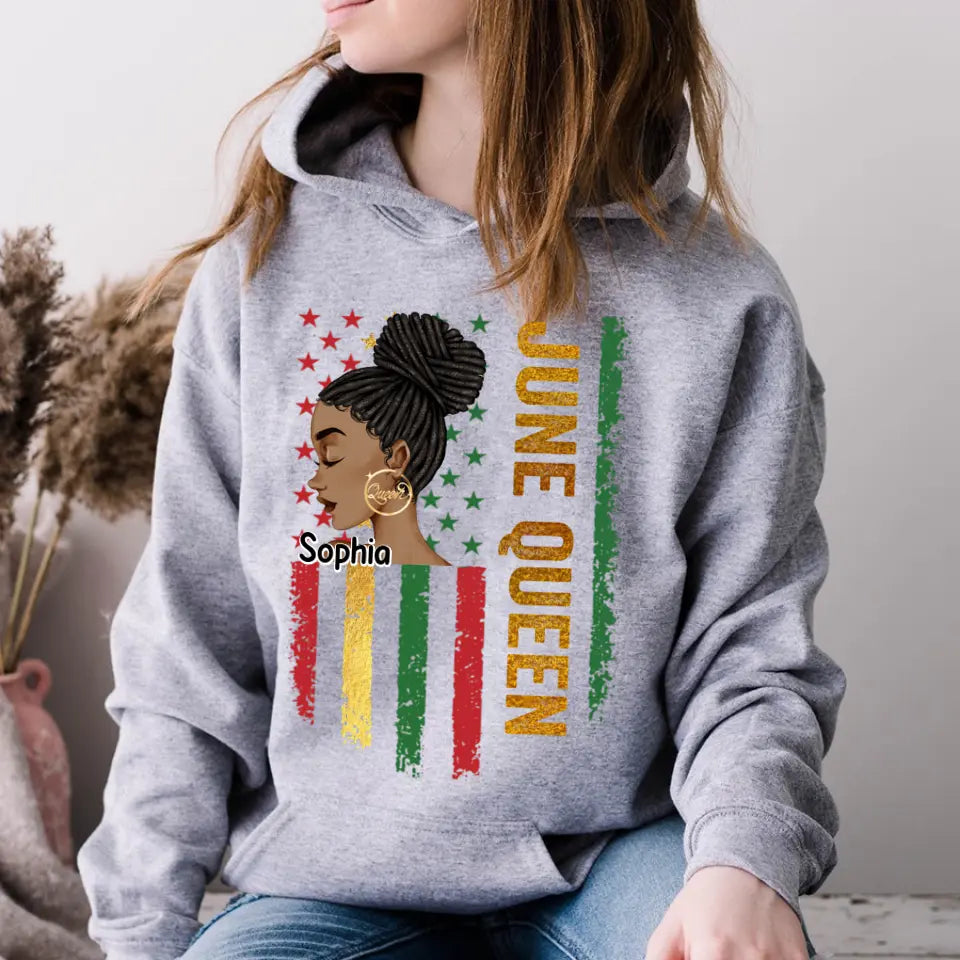 Personalized Shirt - Juneteenth T Shirt, Black Women&#39;s Juneteenth t shirt, Juneteenth shirt ideas, Black History Gift For Black Woman