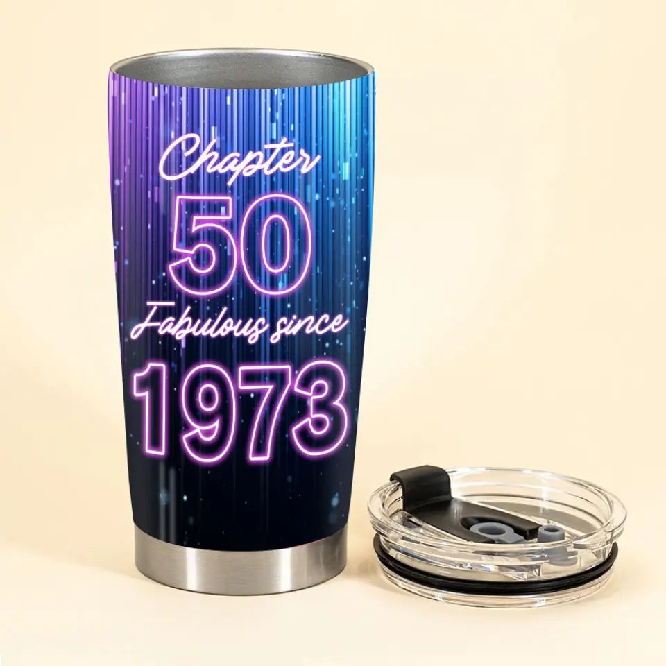 Personalized Tumbler - 50th Birthday Tumbler, Personalized 50th Birthday Gifts, 50th Gift Ideas For Her