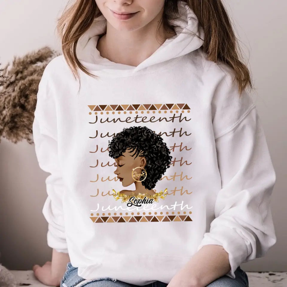 Personalized Shirt - Juneteenth T Shirt, Black Women&#39;s Juneteenth t shirt, Juneteenth shirt ideas, Black History Gift For Black Woman