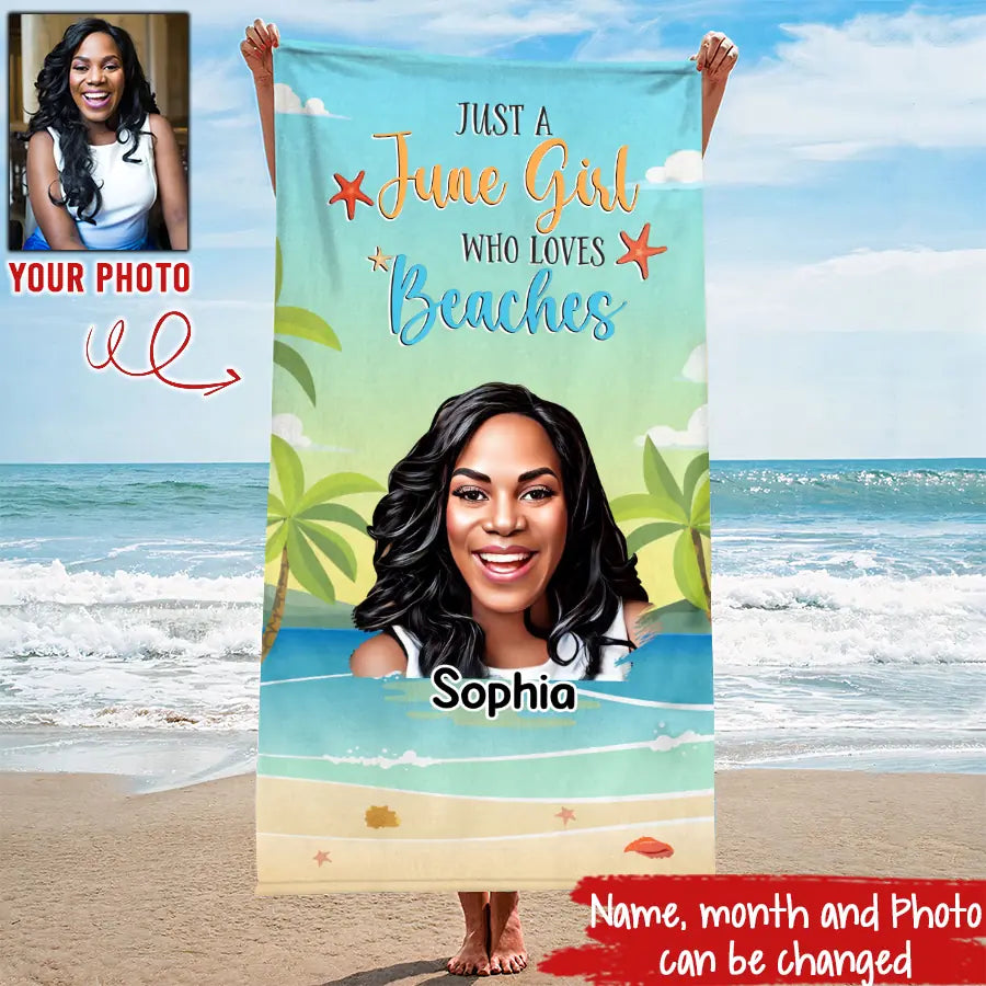 Custom Beach Towels, Beach Towel, Best Beach Towels, Queens was Born In June, June Birthday Gift For Woman, Beach Lover