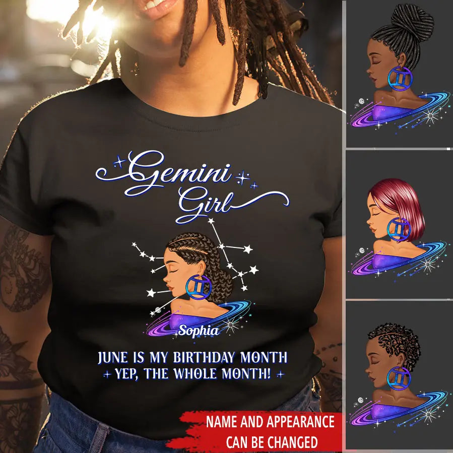Custom Birthday Shirt, Gemini Zodiac T Shirt, Gemini Birthday Shirt, Gemini T Shirts For Ladies, Gemini Queen T Shirt