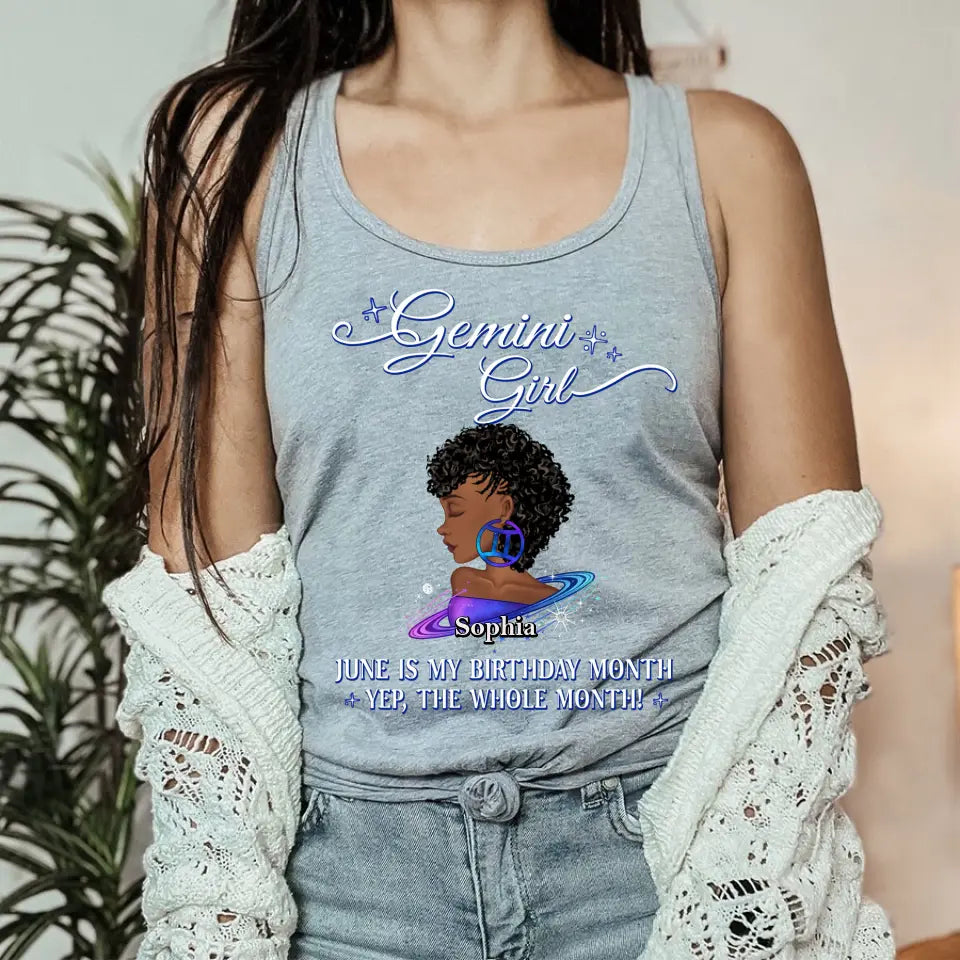 Custom Birthday Shirt, Gemini Zodiac T Shirt, Gemini Birthday Shirt, Gemini T Shirts For Ladies, Gemini Queen T Shirt