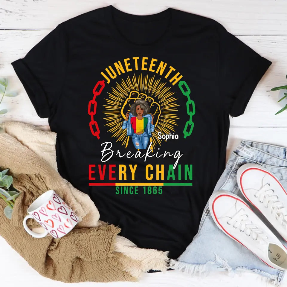 Personalized Shirt - Juneteenth T Shirt, Black Women's Juneteenth t shirt, Juneteenth shirt ideas, Black History Gift For Black Woman