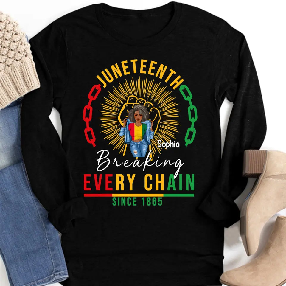 Personalized Shirt - Juneteenth T Shirt, Black Women's Juneteenth t shirt, Juneteenth shirt ideas, Black History Gift For Black Woman