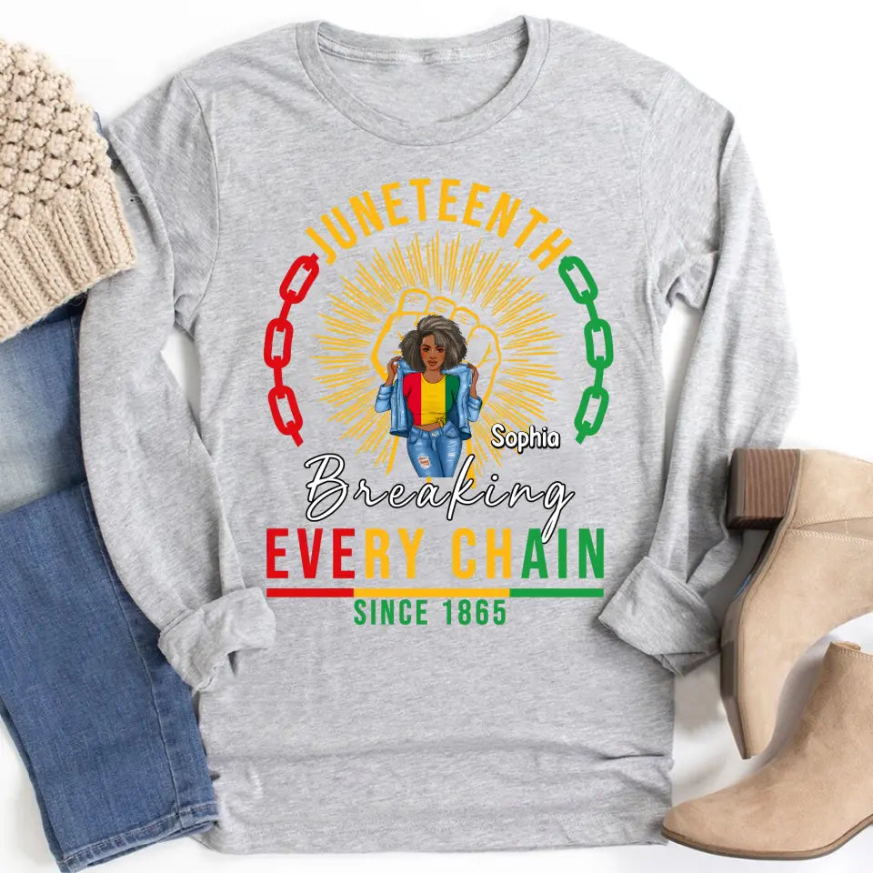 Personalized Shirt - Juneteenth T Shirt, Black Women's Juneteenth t shirt, Juneteenth shirt ideas, Black History Gift For Black Woman