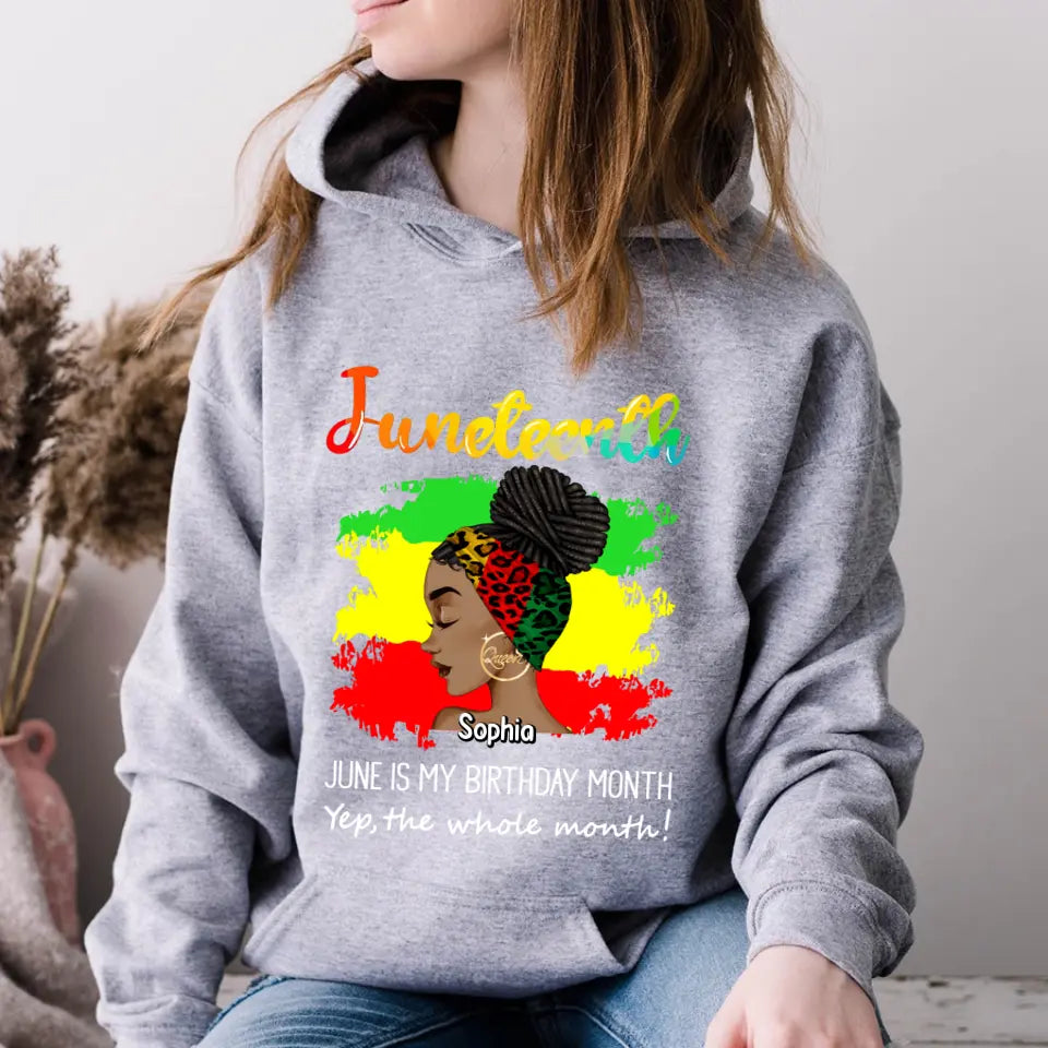 Personalized Shirt - Juneteenth T Shirt, Black Women's Juneteenth t shirt, Juneteenth shirt ideas, Black History Gift For Black Woman