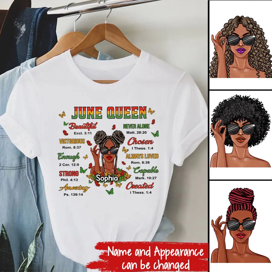 Personalized Shirt - Juneteenth T Shirt, Black Women&#39;s Juneteenth t shirt, Juneteenth shirt ideas, Black History Gift For Black Woman