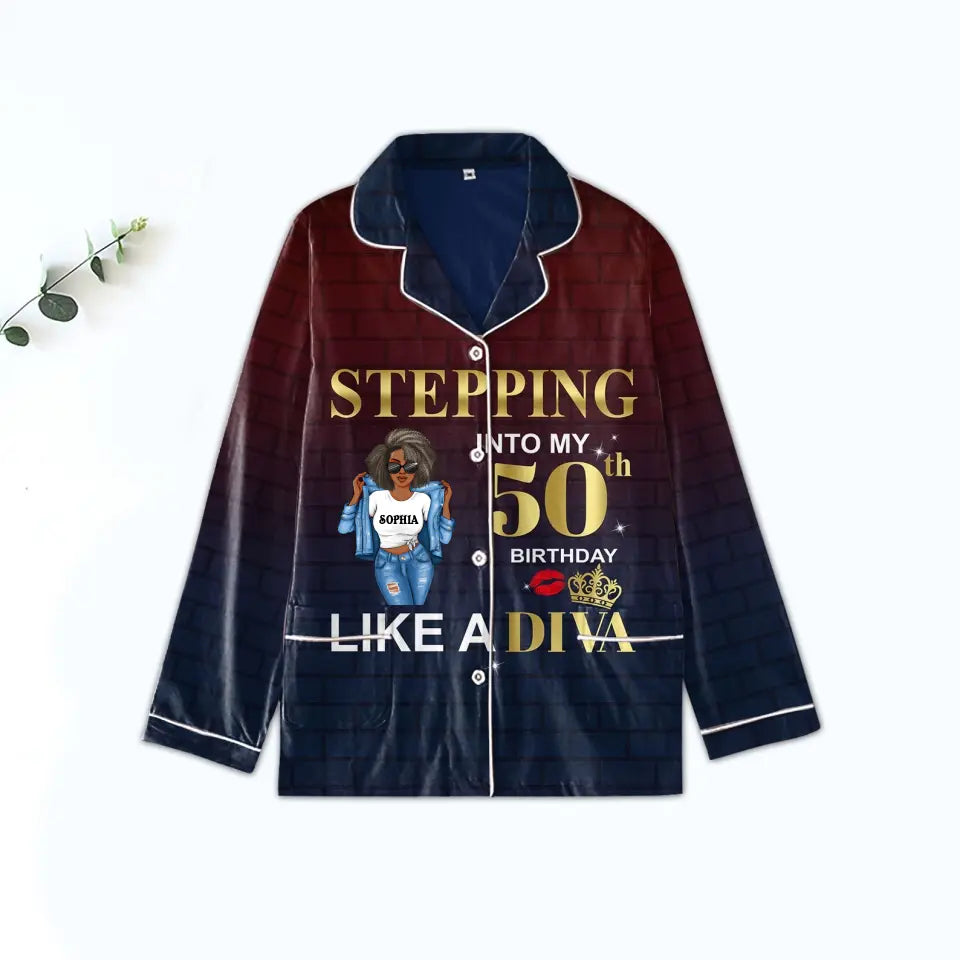 Chapter 50, Fabulous Since 1973 50th Birthday Unique Pajamas Set For Woman, Custom Birthday Pajamas, Her Gifts For 50 Years Old , Turning 50 Birthday Women&#39;s Pajamas Set