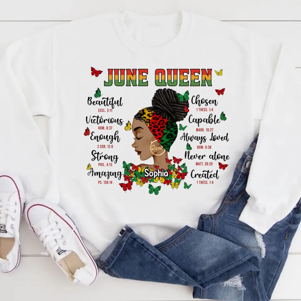 Personalized Shirt - Juneteenth T Shirt, Black Women's Juneteenth t shirt, Juneteenth shirt ideas, Black History Gift For Black Woman