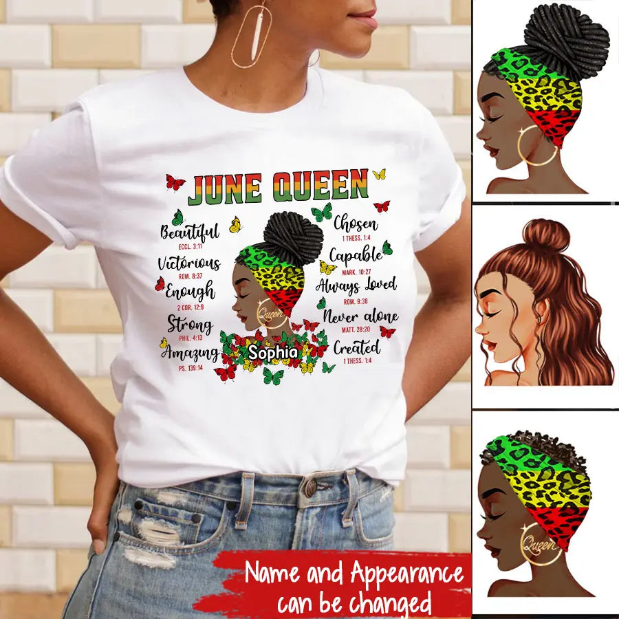 Personalized Shirt - Juneteenth T Shirt, Black Women's Juneteenth t shirt, Juneteenth shirt ideas, Black History Gift For Black Woman