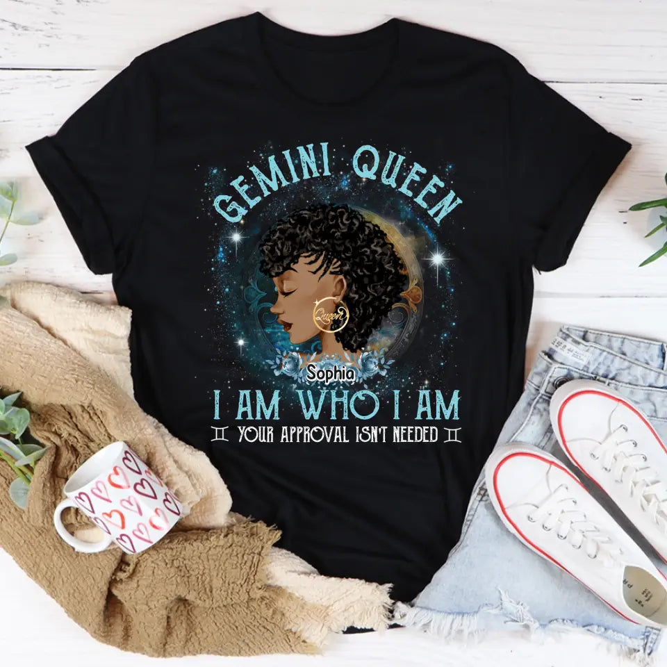 Custom Birthday Shirt, Gemini Zodiac T Shirt, Gemini Birthday Shirt, Gemini T Shirts For Ladies, Gemini Queen T Shirt