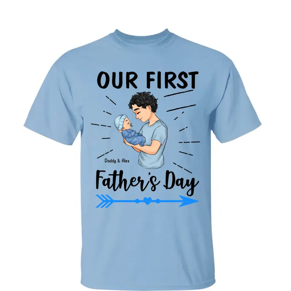 First Fathers Day Gift, Custom Father's day shirts, Best Gifts For New Dads, First Fathers Day Gift Ideas