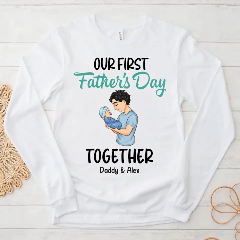 First Fathers Day Gift, Custom Father's day shirts, Best Gifts For New Dads, First Fathers Day Gift Ideas