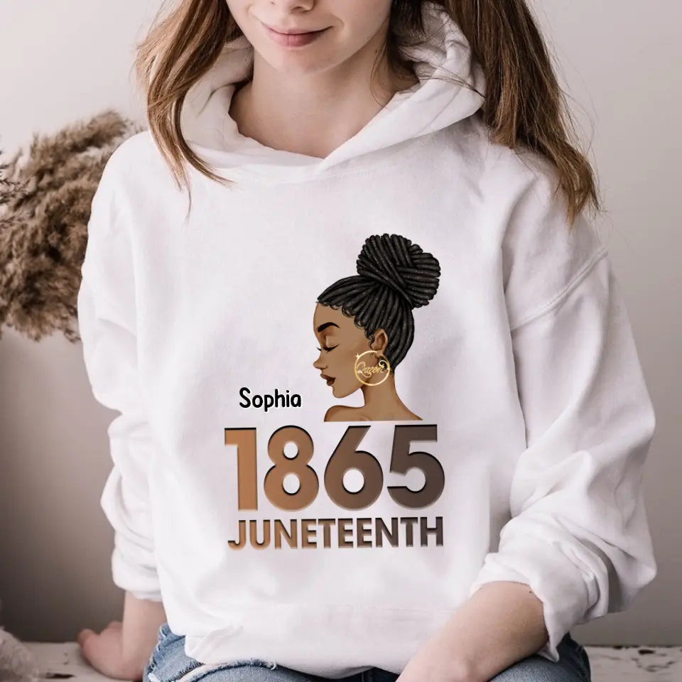 Personalized Shirt - Juneteenth T Shirt, Black Women&#39;s Juneteenth t shirt, Juneteenth shirt ideas, Black History Gift For Black Woman