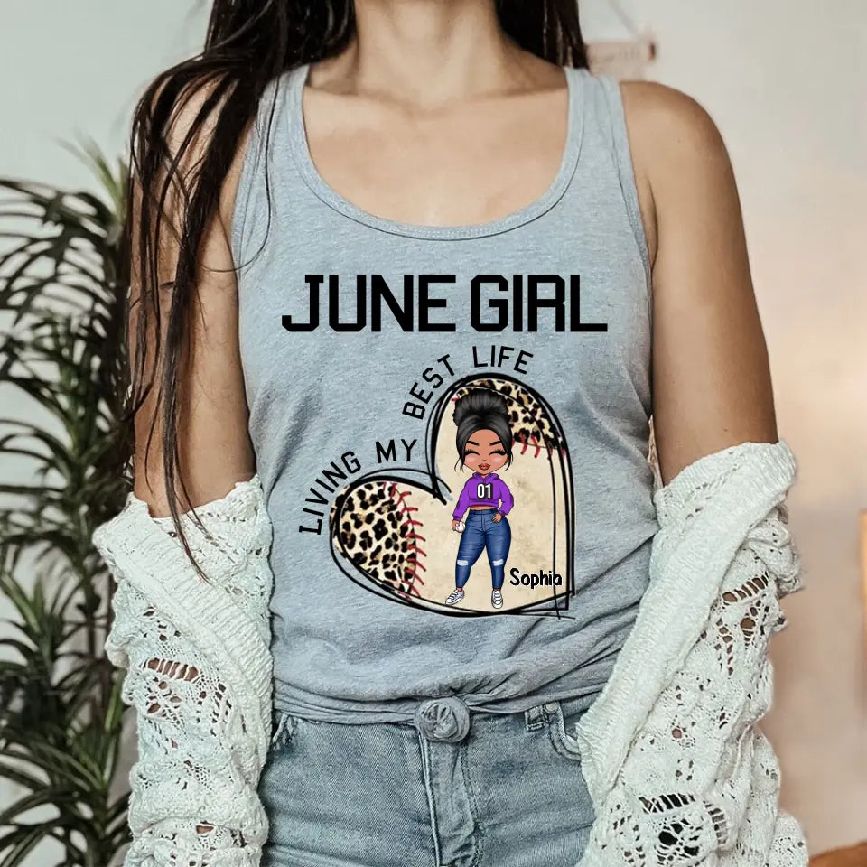 June Birthday Shirt, Custom Birthday Shirt, Queens Born In June, June Birthday Gifts, June Shirts For Woman, Baseball Lover