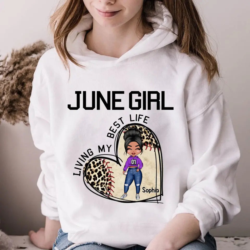 June Birthday Shirt, Custom Birthday Shirt, Queens Born In June, June Birthday Gifts, June Shirts For Woman, Baseball Lover