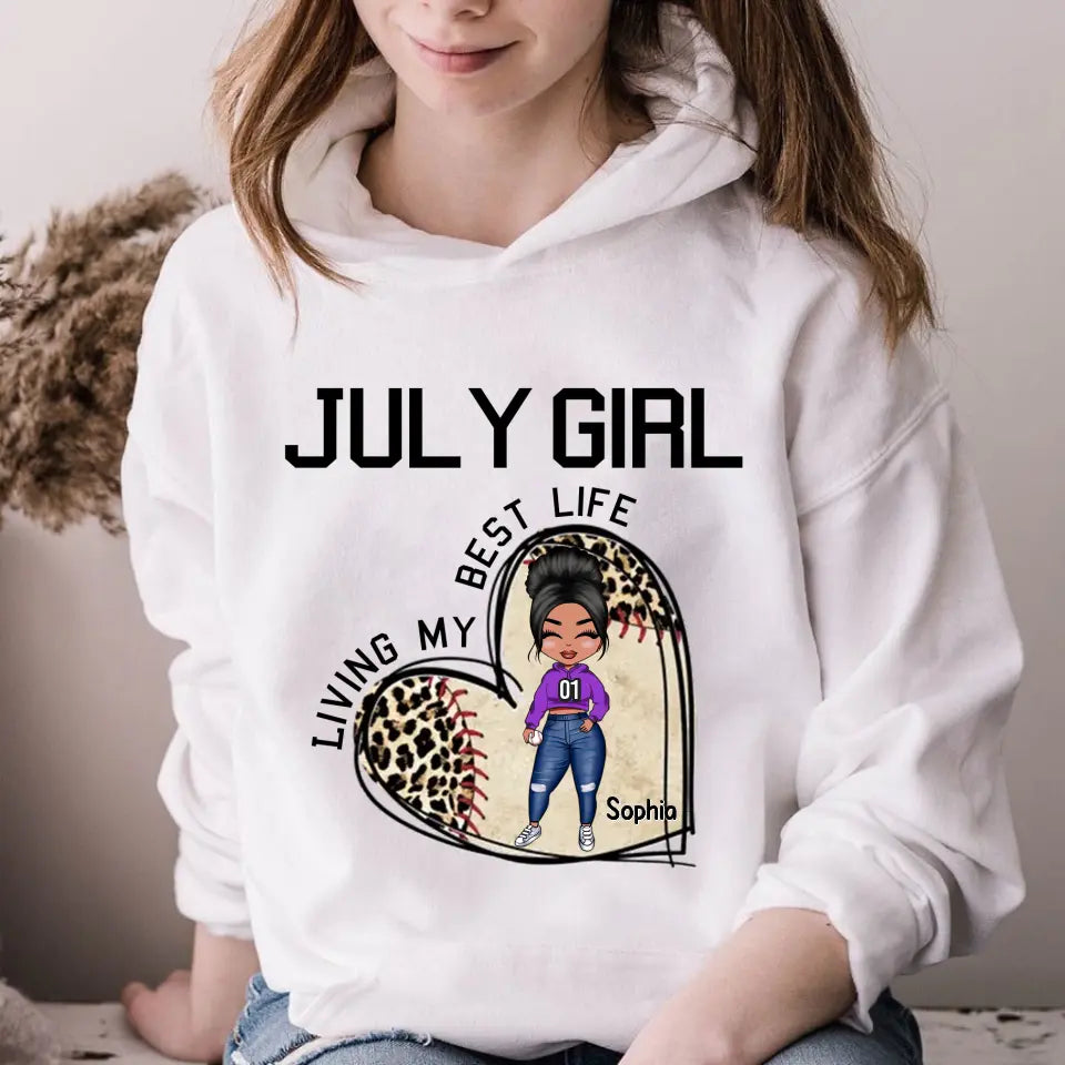 July Birthday Shirt, Custom Birthday Shirt, Queens Born In July, July Birthday Gifts, July Shirts For Woman, Baseball Lover