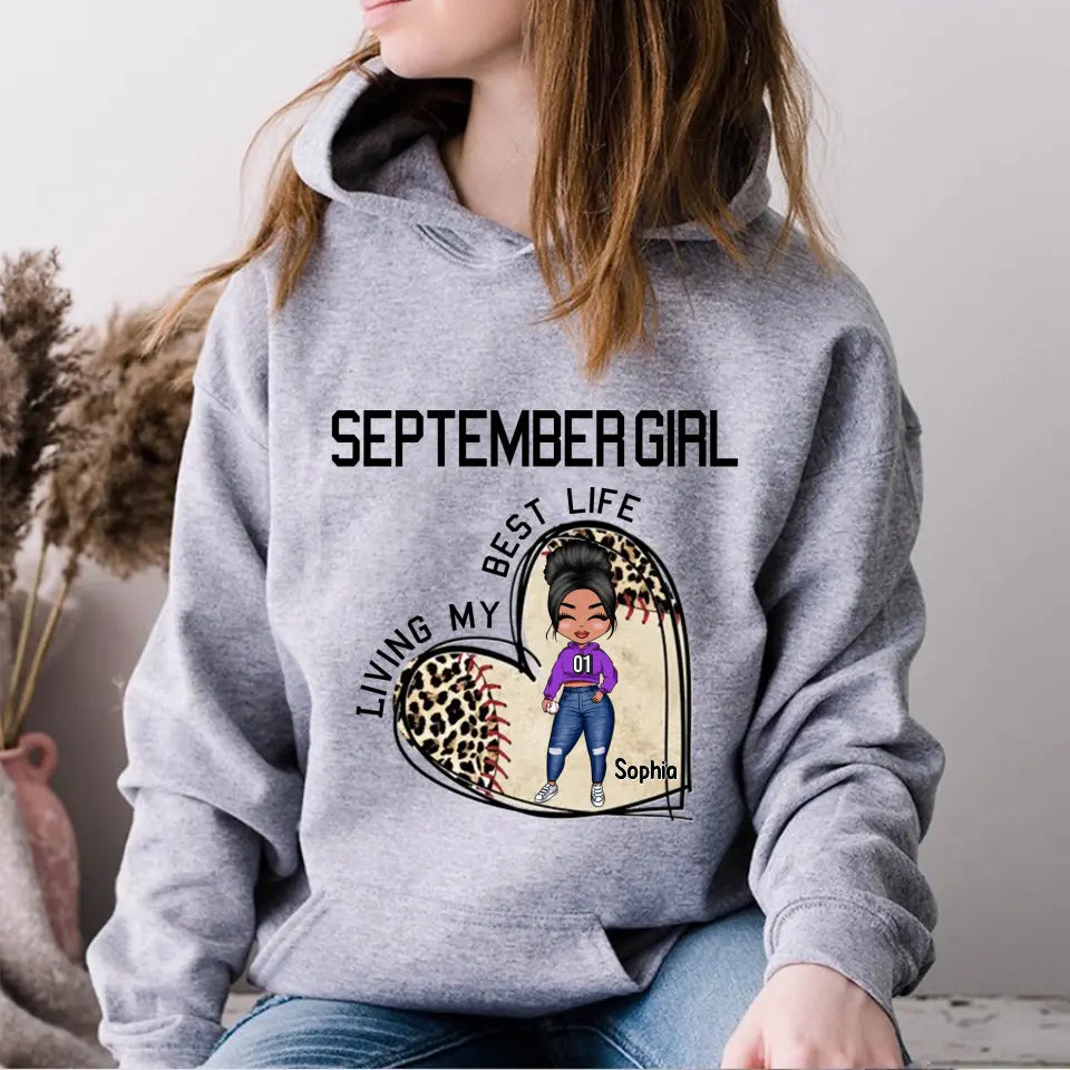 September Birthday Shirt, Custom Birthday Shirt, Queens Born In September, September Birthday Gifts, September Shirts For Woman, Baseball Lover