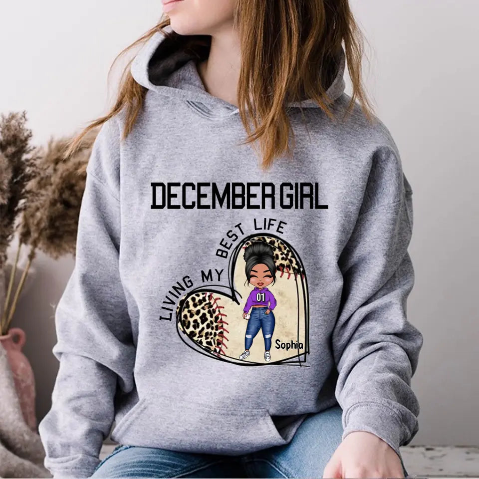December Birthday Shirt, Custom Birthday Shirt, Queens Born In December , December Birthday Gifts, December Shirts For Woman, Baseball Lover