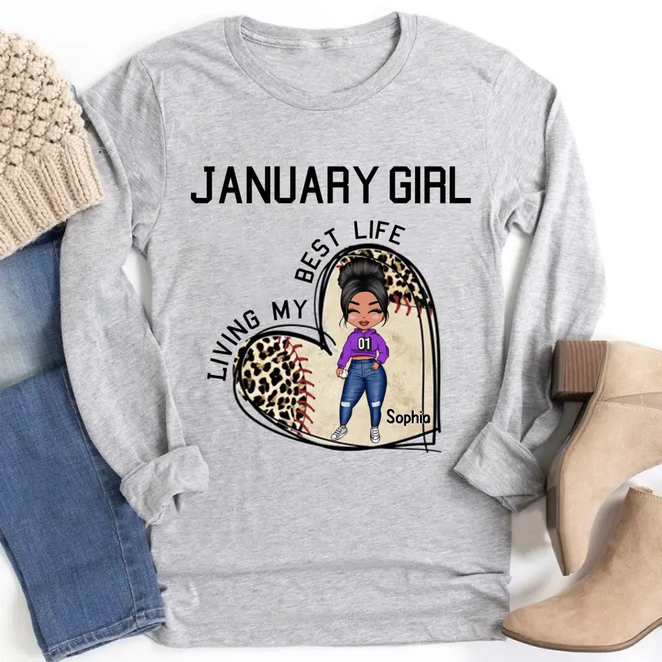 January Birthday Shirt, Custom Birthday Shirt, Queens Born In January , January Birthday Gifts, January  Shirts For Woman, Baseball Lover