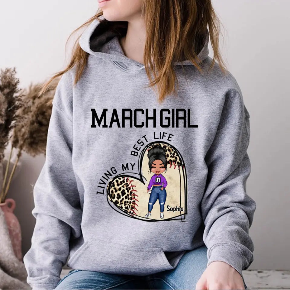 March Birthday Shirt, Custom Birthday Shirt, Queens Born In March , March  Birthday Gifts, March Shirts For Woman, Baseball Lover