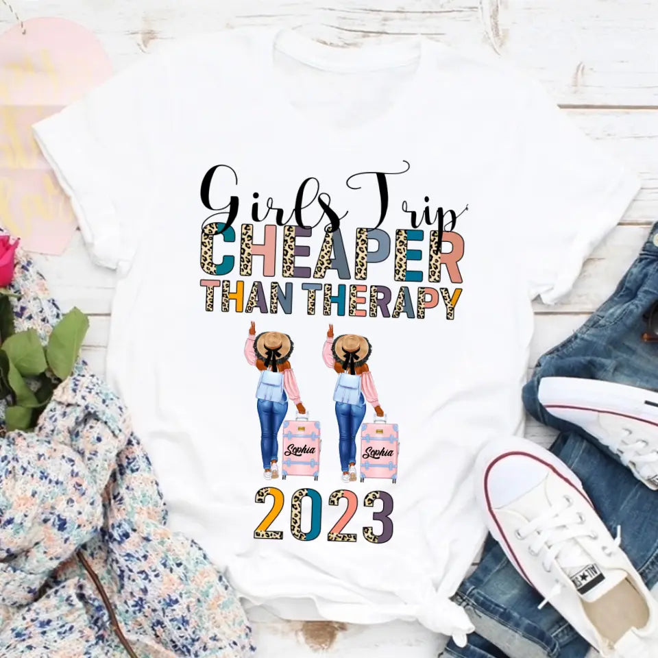 Personalized Shirt - Gift For Road Trip Crew, Travel Buddies, Trippin&#39;, Campin&#39;, Travelin&#39;