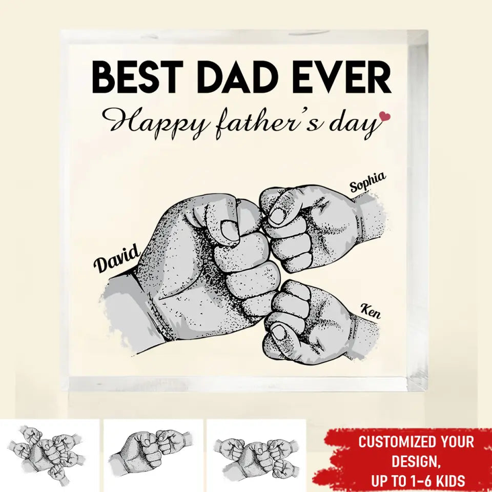 First Fathers Day Gift, Custom Shape Acrylic Plaque, Best Gifts for Dads, First Fathers Day Ggift ideas