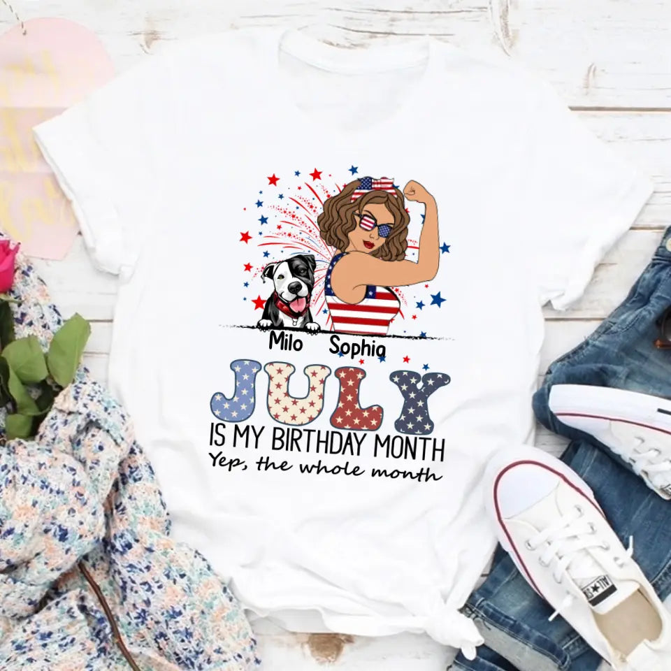 July Birthday Shirt, Custom Birthday Shirt, Queens Born In July, July Birthday Shirts For Woman, July Birthday Gifts