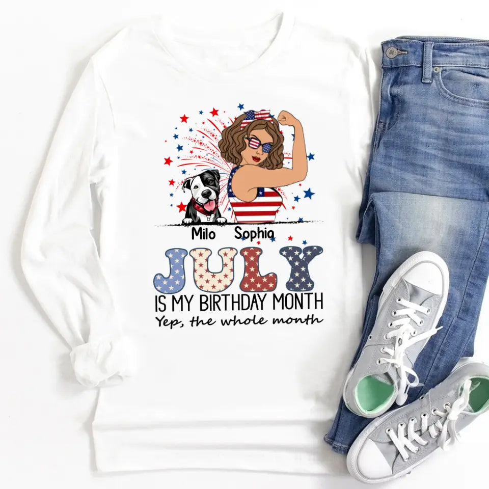 July Birthday Shirt, Custom Birthday Shirt, Queens Born In July, July Birthday Shirts For Woman, July Birthday Gifts