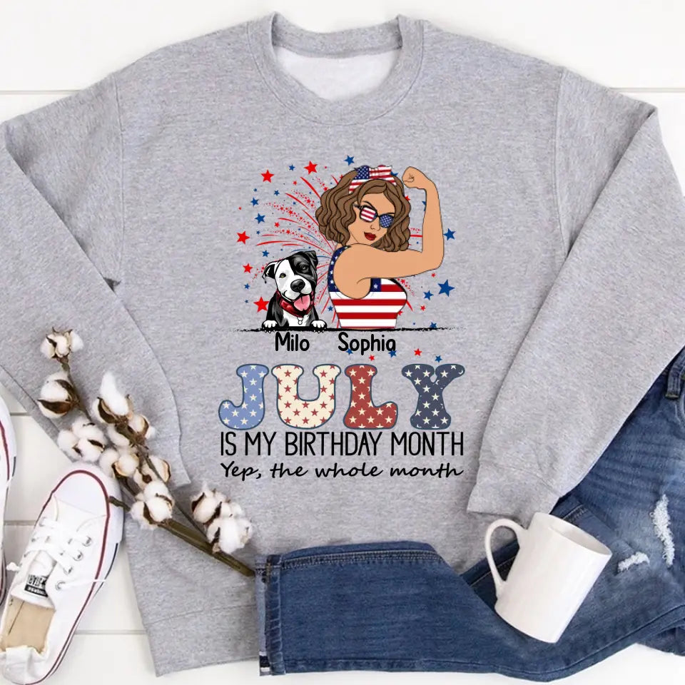 July Birthday Shirt, Custom Birthday Shirt, Queens Born In July, July Birthday Shirts For Woman, July Birthday Gifts