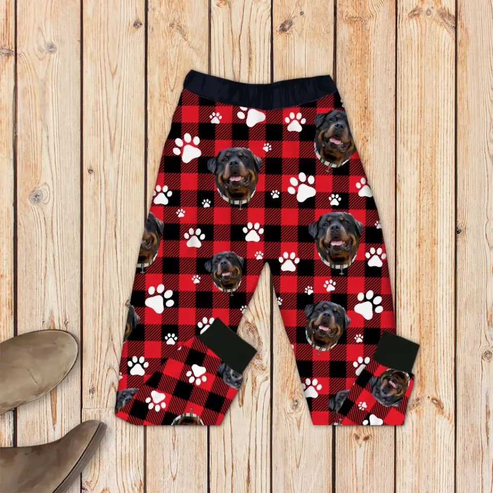 Rottweiler shirt ,Customized Dog Photo &amp; Text Personalized Dog Shirt - Pet T-Shirt Custom Upload Dog Photo Pajama Set, Dog Lover