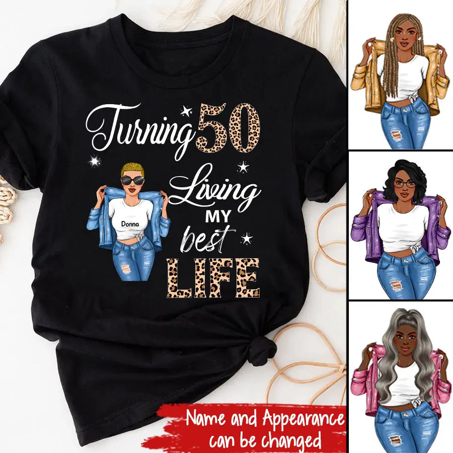 50th Birthday Shirts, Custom Birthday Shirts, Turning 50 Shirt, Gifts For Women Turning 50, 50 And Fabulous Shirt, 1973 Shirt, 50th Birthday Shirts For Her