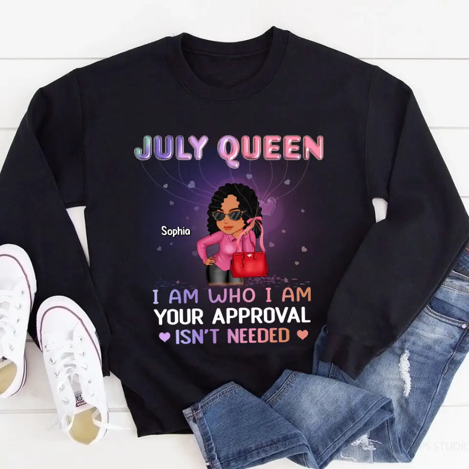 July Birthday Shirt, Custom Birthday Shirt, Queens Born In July, July Birthday Shirts For Woman