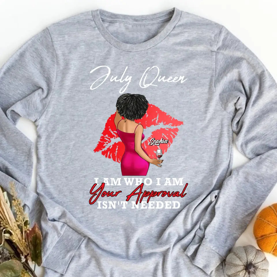 July Birthday Shirt, Custom Birthday Shirt, Queens Born In July, July Birthday Shirts For Woman