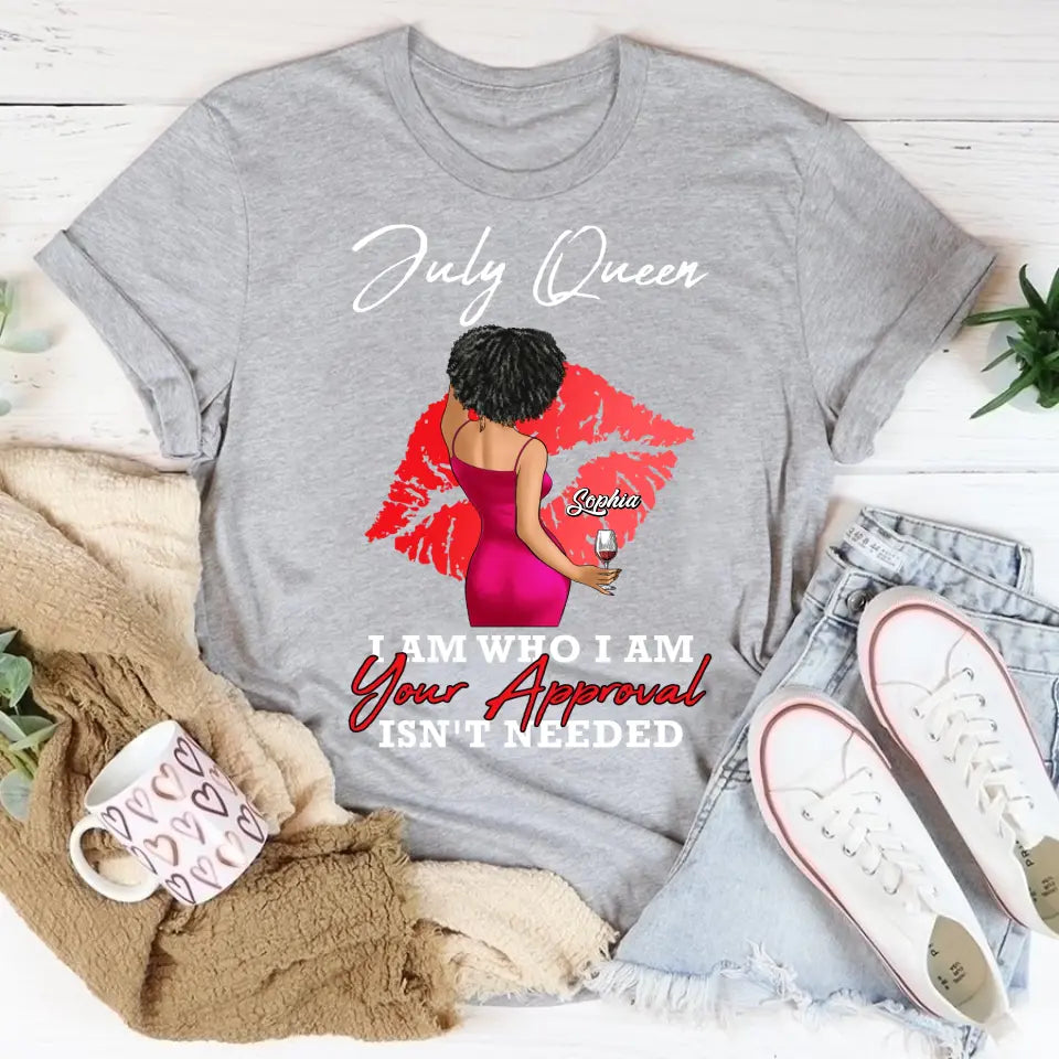 July Birthday Shirt, Custom Birthday Shirt, Queens Born In July, July Birthday Shirts For Woman