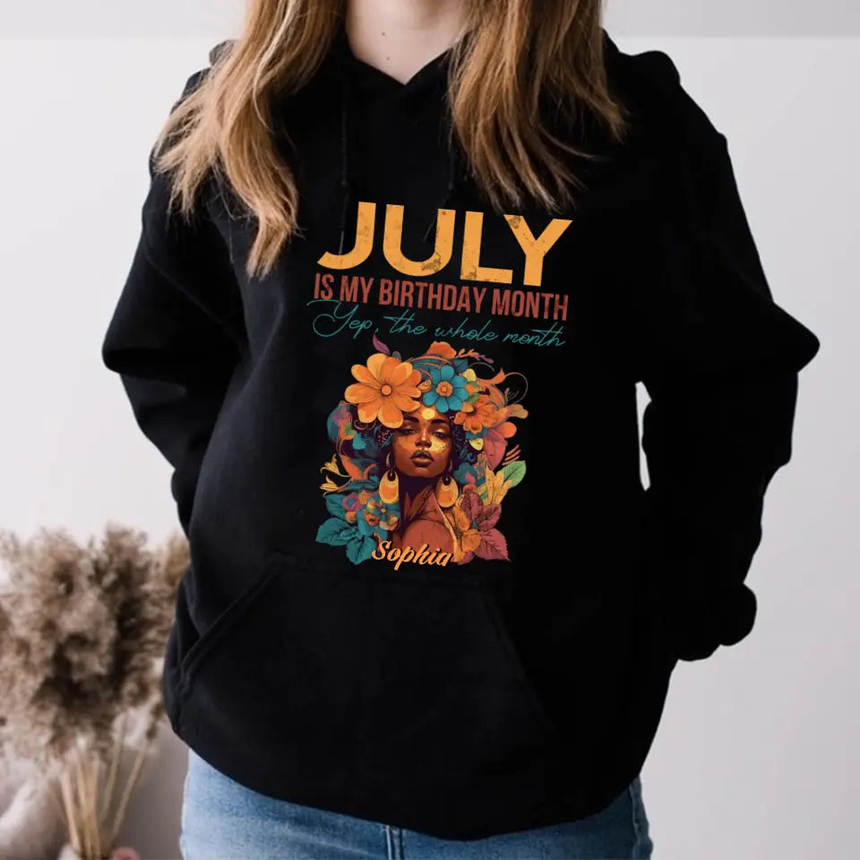 July Birthday Shirt, Custom Birthday Shirt, Queens Born In July, July Birthday Shirts For Woman